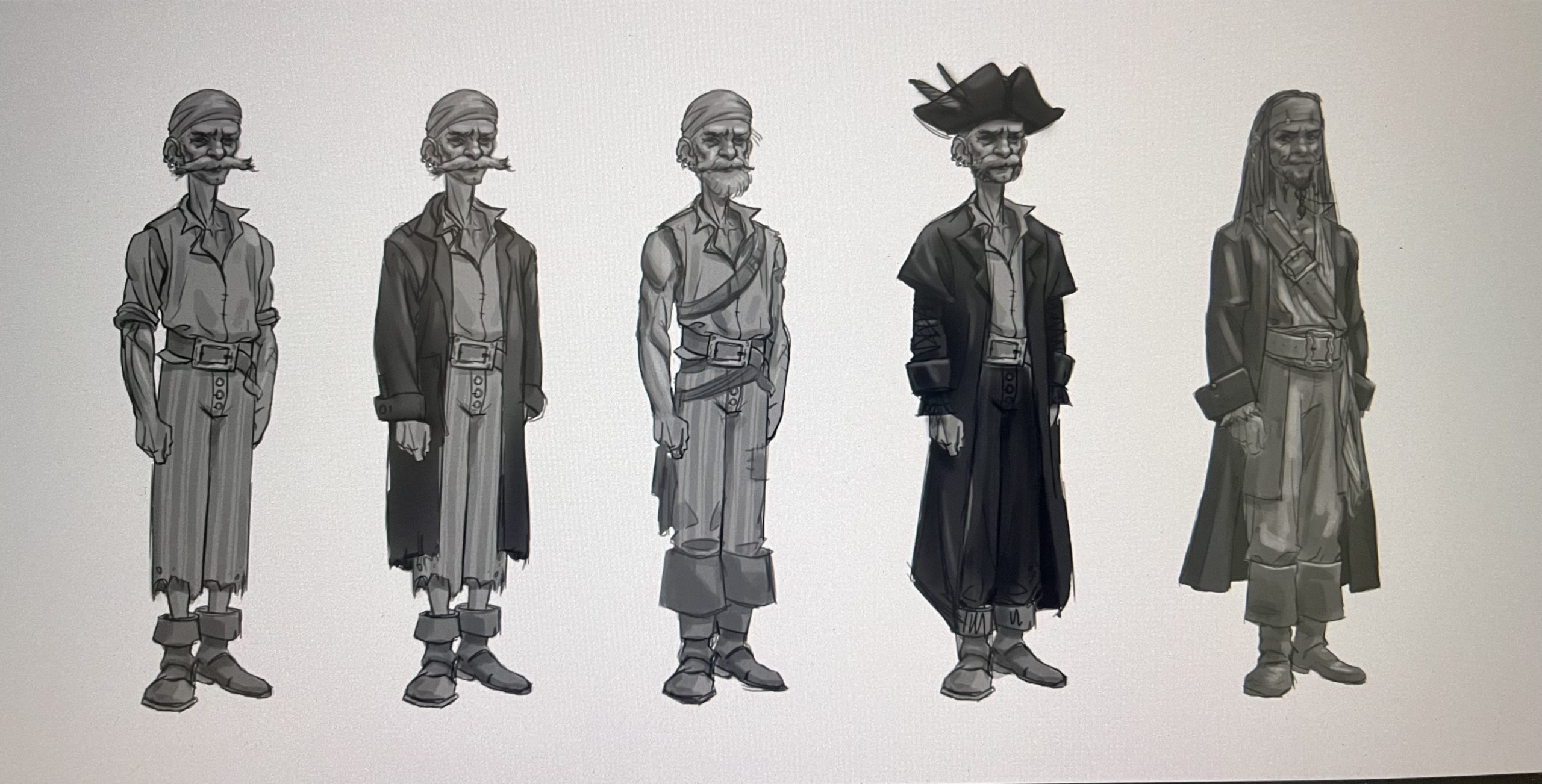 Character Concept Iterations