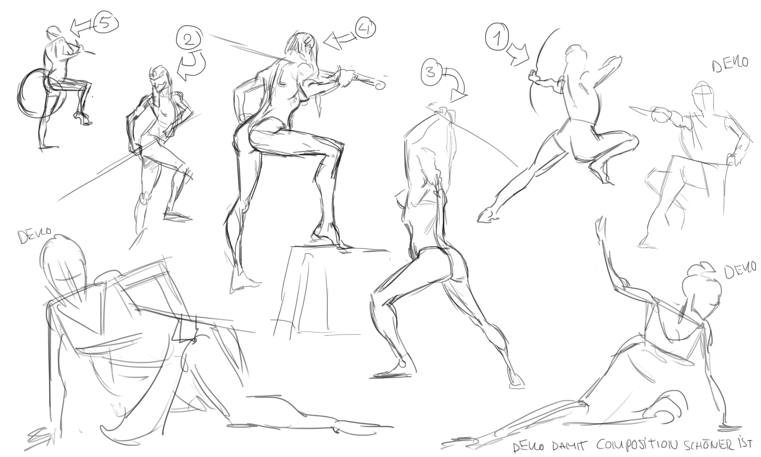 Pose Drawings